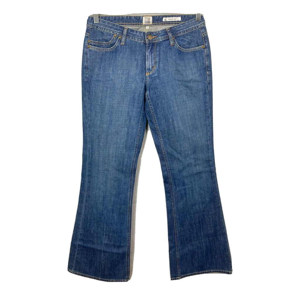 Sundance Salt Works Jeans Womens Sz 29 Blue‎ Cotton Flare Magnolia Bootcut